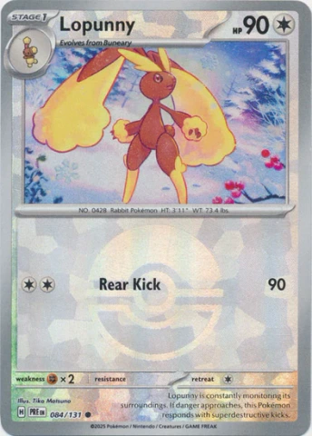 Lopunny (Poke Ball Pattern) - 084/131 - Prismatic Evolutions
